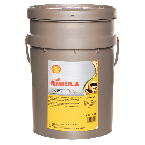 Моторное масло SHELL 10W40 RIMULA R6 MS, 20л